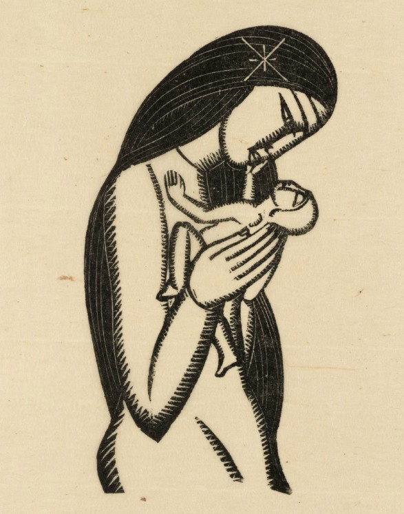 Madonna and Child 1925 by Eric Gill 1882-1940
